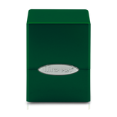 ULTRA PRO - Hi-Gloss Satin Cube Tower Deck Box: Emerald Green - Gamesmart